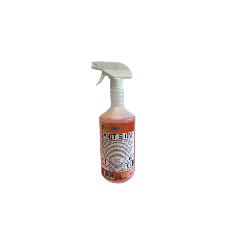 SANIT SHINE 1L Pianka czyszcząco-odkamieniająca do łazienek Biochem24