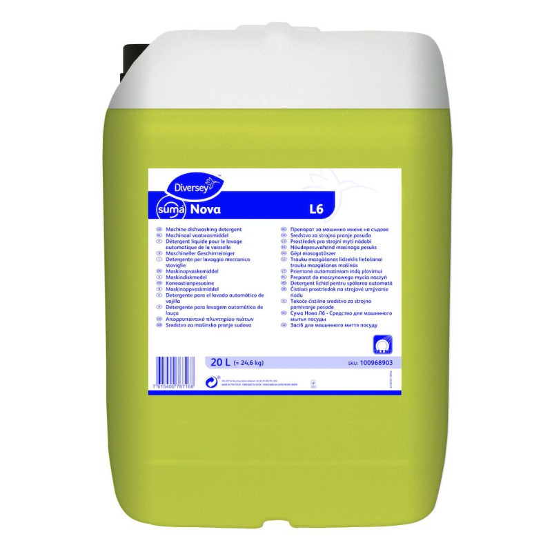 Diversey Suma Nova L6 20L Płyn do Zmywarek Twarda Woda | Biochem24