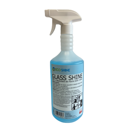 GLASS SHINE 1L Płyn do Szyb i Lustier bez Smug Alkoholowy