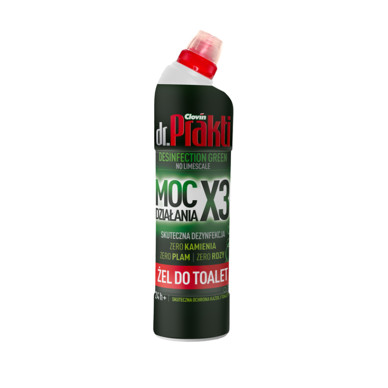 Żel do toalet, dr Prakti Moc działania x3,  750ml Biochem24