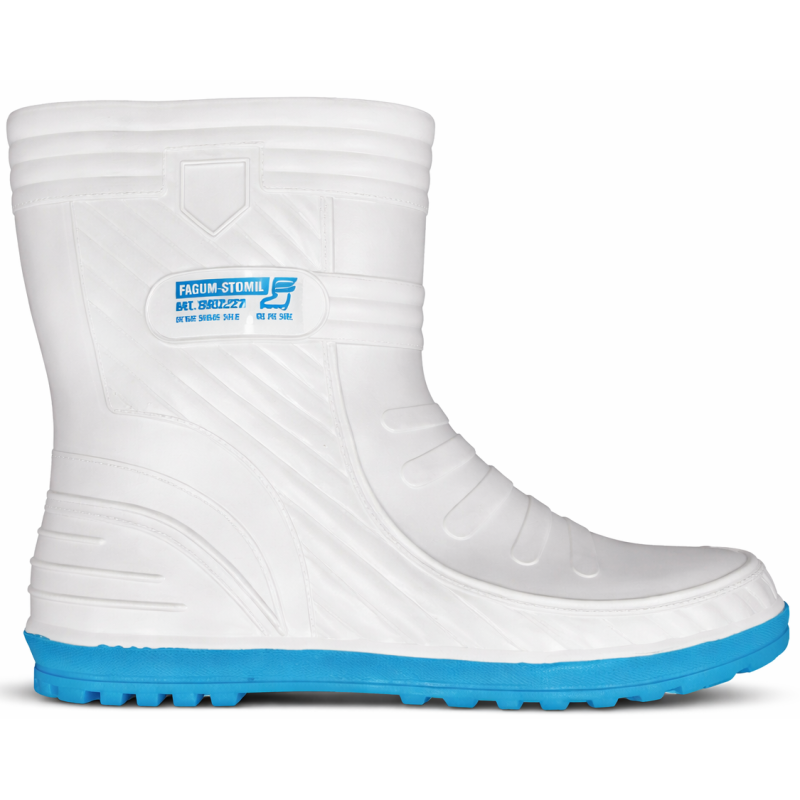 Kalosze damskie Fagum Stomil – białe kalosze robocze PCV do przemysłu spożywczego