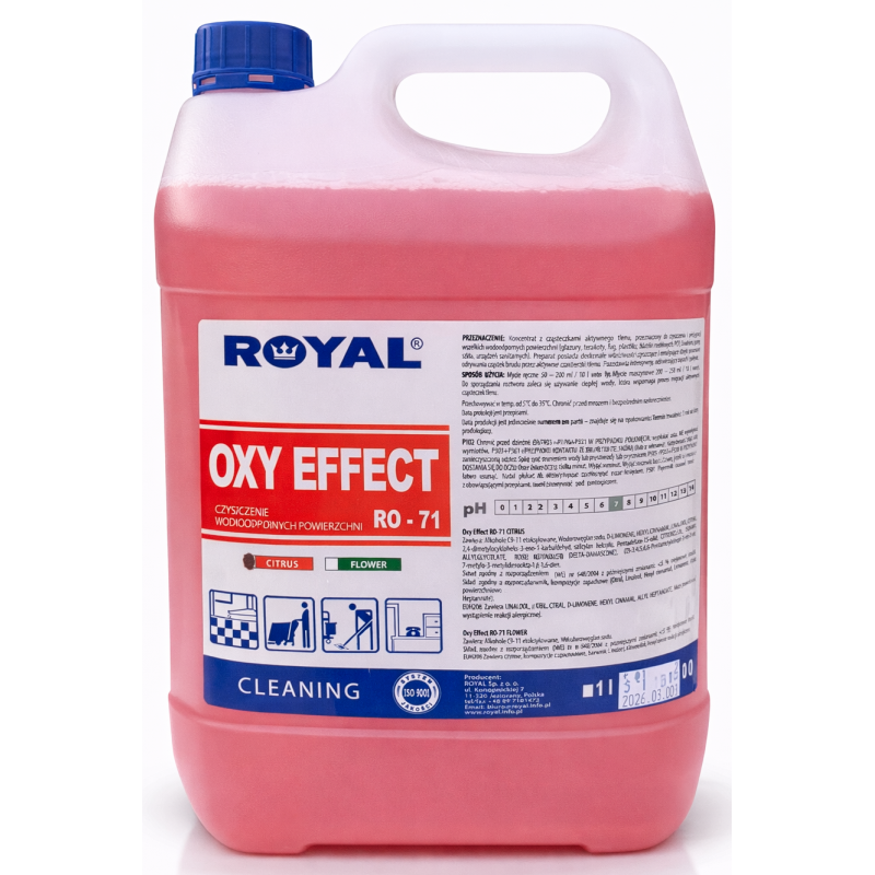 OXY 5L Płyn z Aktywnym Tlenem Dezynfekcja Powierzchni pH 7