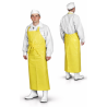 Fartuch rozbiorowy typ A+ żółty – wodoochronny fartuch ochronny z regulacją do przemysłu spożywczego