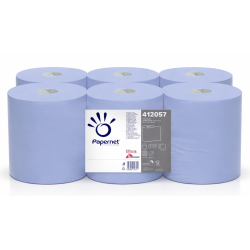 Ręczniki w Roli Autocut Papernet 412057 2W 140m Niebieskie Makulatura