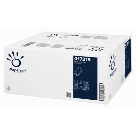 Ręczniki Składane Papernet Z-Z 2W 3000szt 21x24cm celuloza, biała