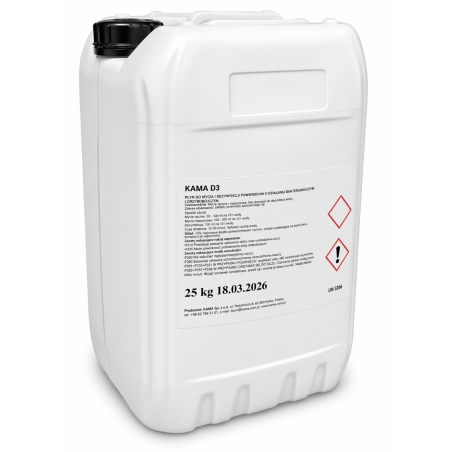 Płyn myjąco-odtłuszczający, KAMA D3 - 25kg  Biochem24.pl