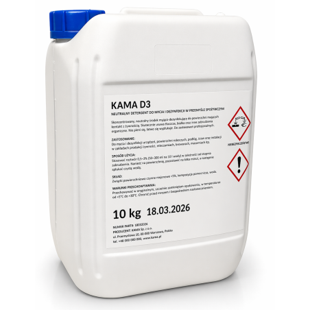 KAMA D3, płyn myjąco-odtłuszczający, 10kg Biochem24.pl