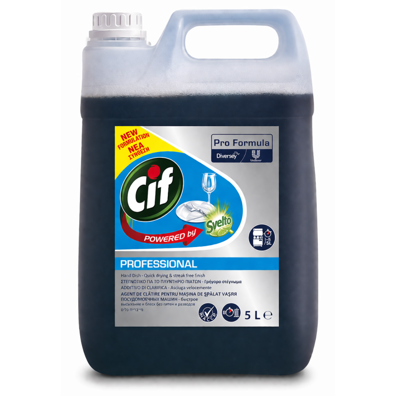 Cif Rinse Aid płyn do maszynowego nabłyszczania naczyń 5L 101104702