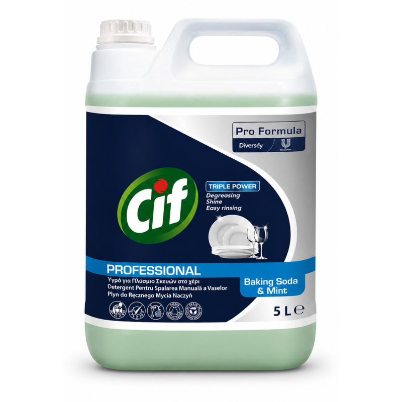 Cif Hand Dishwash Baking Soda & Mint koncentrat do ręcznego mycia naczyń 5L 9300779