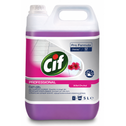 Cif Professional Oxygel Wild Orchid płyn do mycia podłóg na bazie aktywnego tlenu 5L 7517876