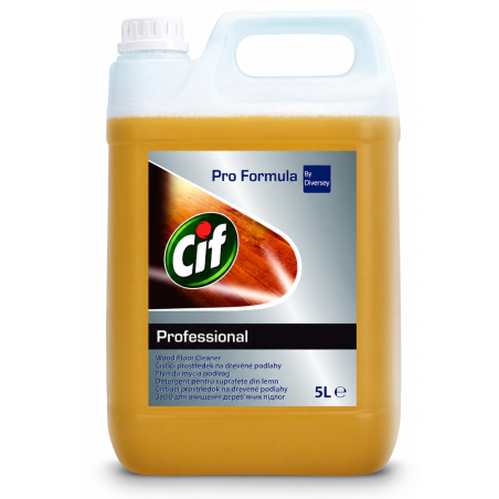 Cif Prof. Wood Floor Cleaner płyn do mycia podłóg drewnianych i paneli 5L 100956989