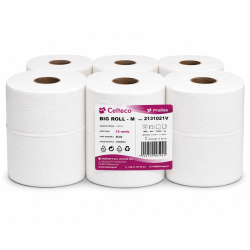 Papier toaletowy BIG ROLA 2 w rolkach JUMBO o standardowej jakości