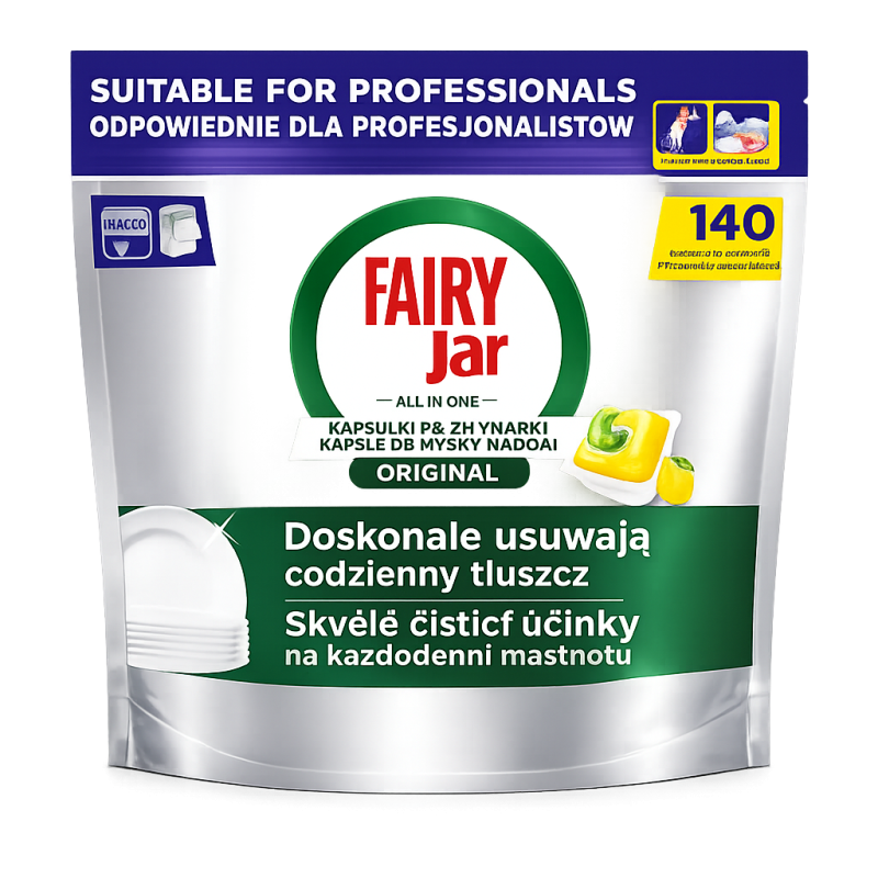 Fairy Jar, kapsułki do zmywarki, 140 szt. Biochem24