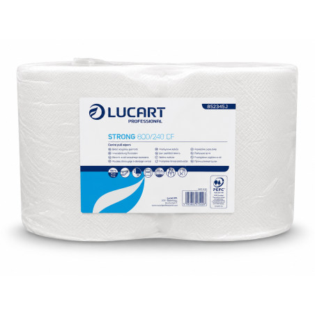 Czyściwo białe LUCART 2w 800/240m