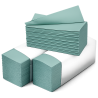 Ręczniki Składane ZZ Zielone 1W Makulatura 4000szt 23x25cm