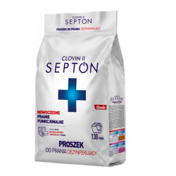 Proszek CLOVIN II SEPTON 15 KG - PIORĄCO-DEZYNFEKUJĄCY SKUTECZNY W 65°C BEZ CHLORU I FOSFORANÓW