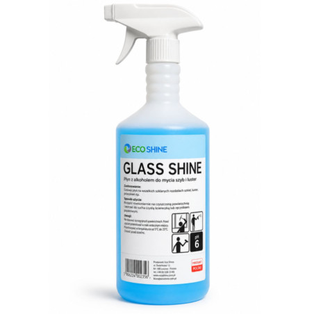 GLASS SHINE 1L Płyn do Szyb i Lustier bez Smug Alkoholowy