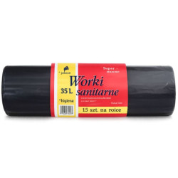Worki na śmieci 35 L, super mocne, 15 szt. Biochem24
